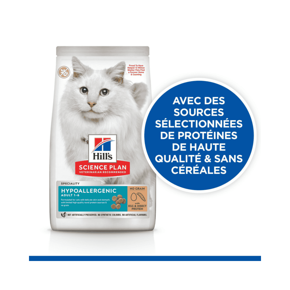 Feline Hypoallergenic No Grain Egg & Insect