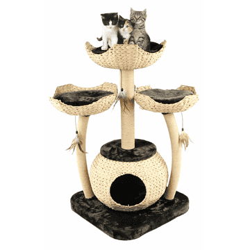 kratzbaum de Kaufen Sie Sikaic Katzenmöbel – 193 cm stabiler Kratzbaum in Beige! main image 1