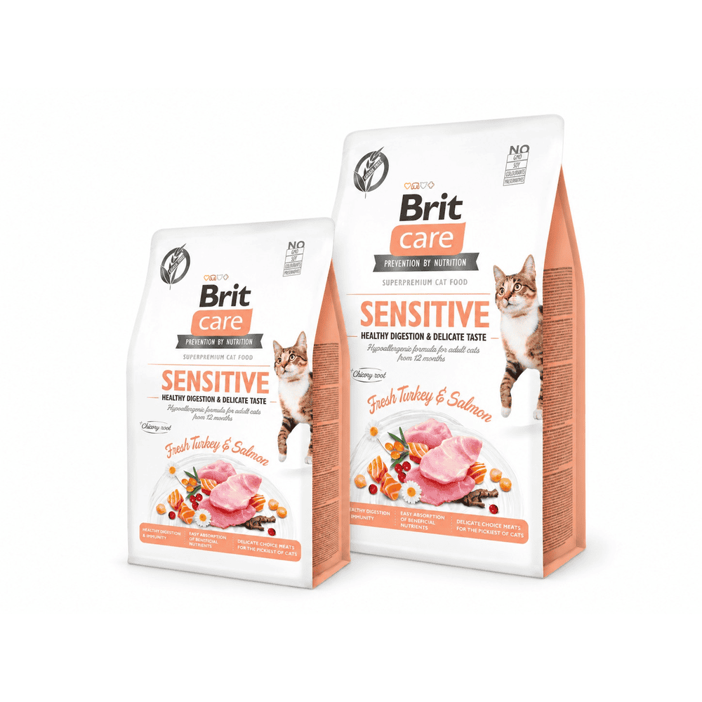 Care Cat Grainfree - Turkey & Salmon - Sensitive & Healthy Digestion
