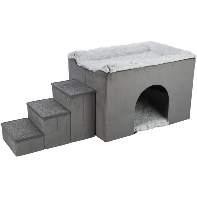 Höhle Harvey mit Treppe, grau