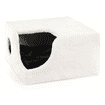 Chillout Box avec coussin 52 x 52 x 30cm, blanc