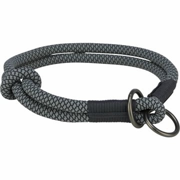 Soft Rope collier semi-étrangleur noir/gris