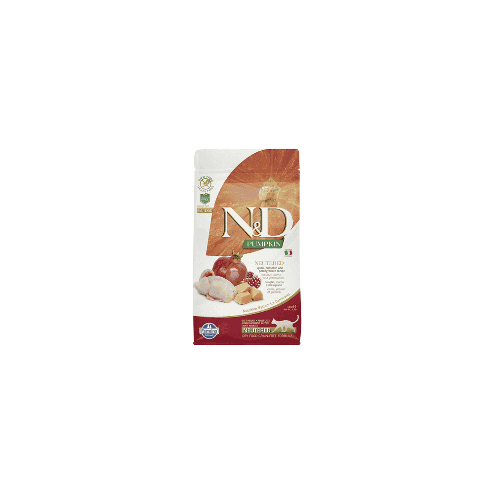 Feline Adult Neutered Kürbis Wachtel, Granatapfel