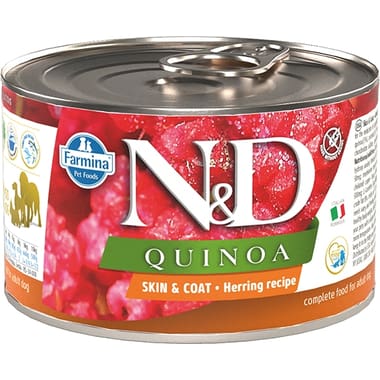 Canine Adult Quinoa Skin&Coat - Hareng, Noix de coco & Curcuma