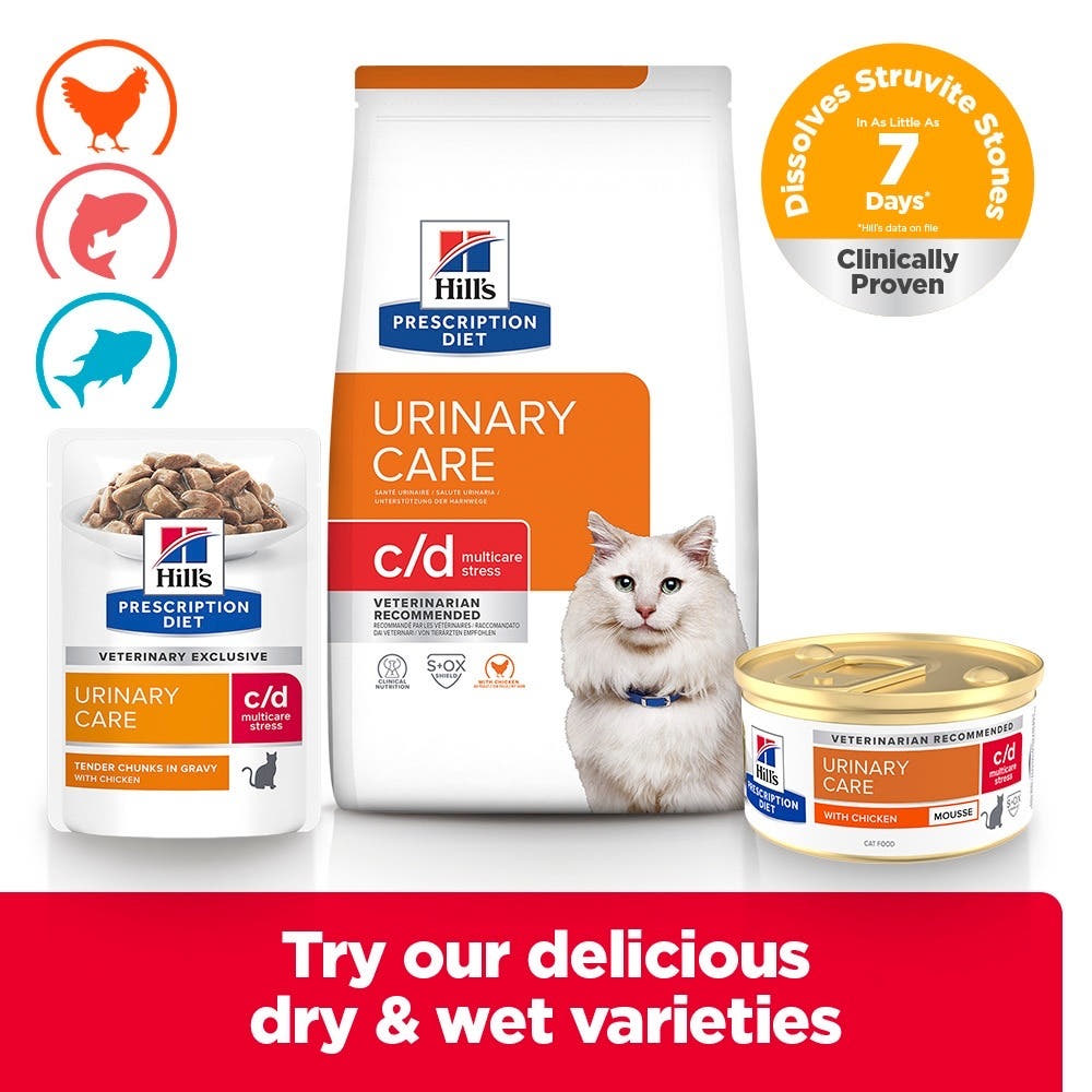 Feline c/d Multicare Stress Urinary Care Chicken Mousse