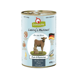 Hund - Liebling's Mahlzeit Kalb &amp; Kaninchen