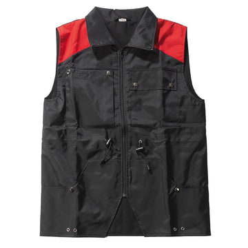 Gilet noir/rouge