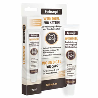 Gel cicatrisant pour chats