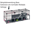 Nagerkäfig Multipla Crystal grau