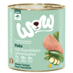 Adult, Pute mit Zucchini und Löwenzahn