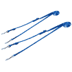 Double leash Control blue