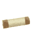 Säule Sisal mit Plüsch Ø 12 x 60cm (M10), beige