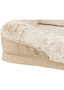Lit Vital Lino carré, beige