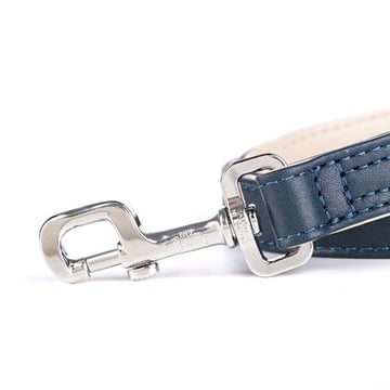 Hermitage Vitello leather Dog leash in blue