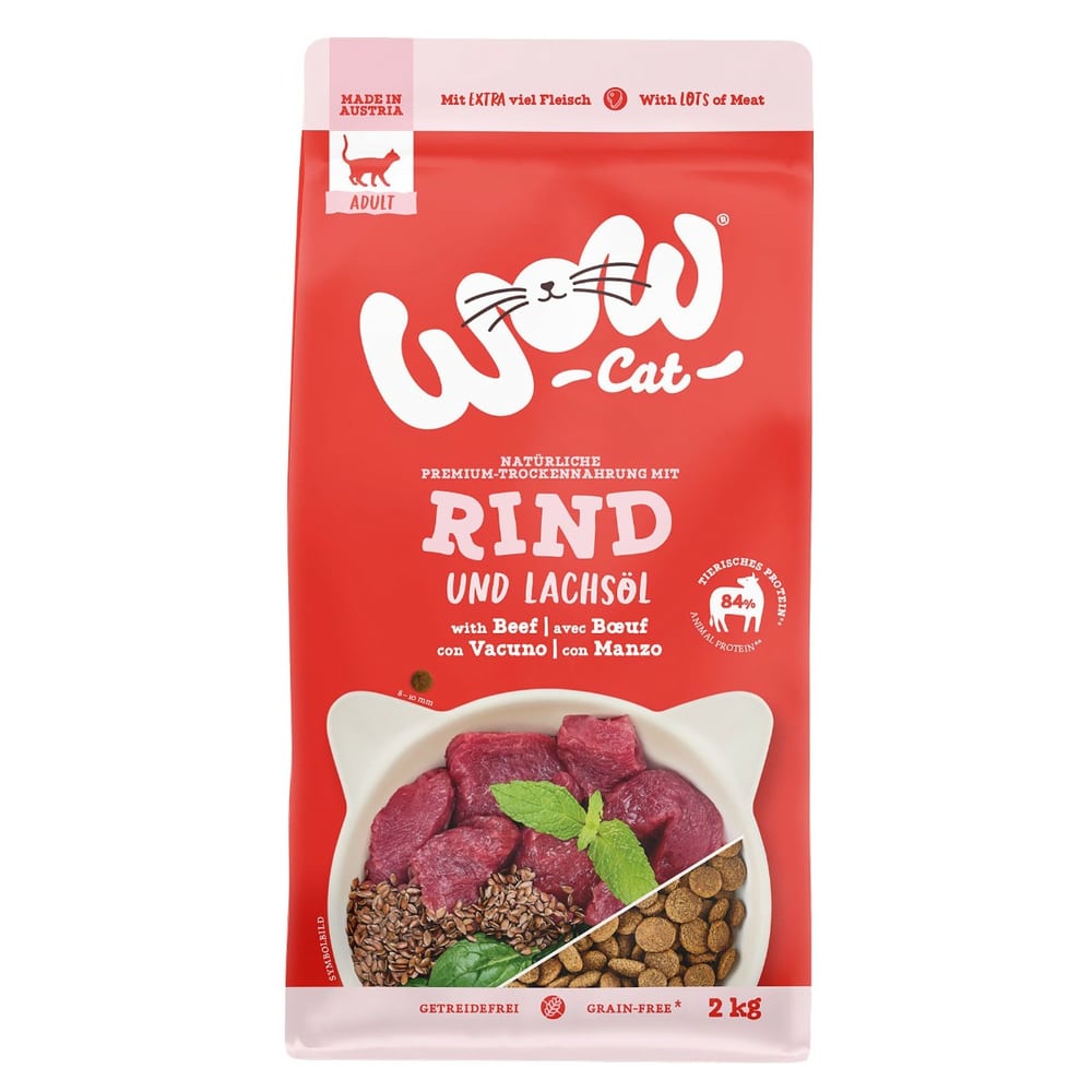 Cat Adult Rind und Lachsöl