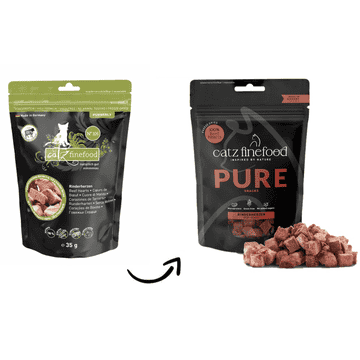 Pure Snacks Rinderherzen