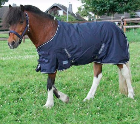 Shetty rain rug - navy blue