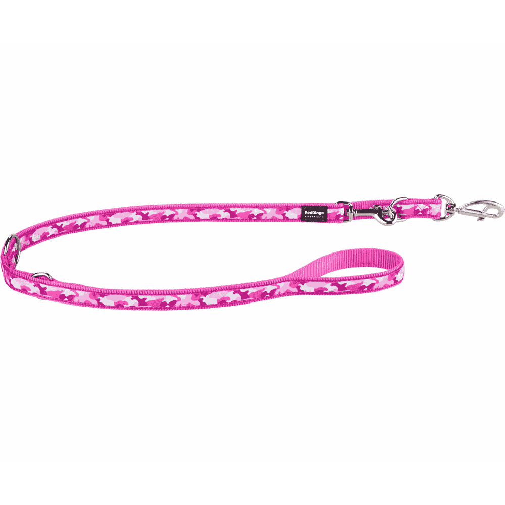 Leashes Design Camouflage Hot Pink