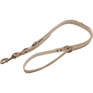 Laisse en cuir Vintage rivetée & cousue