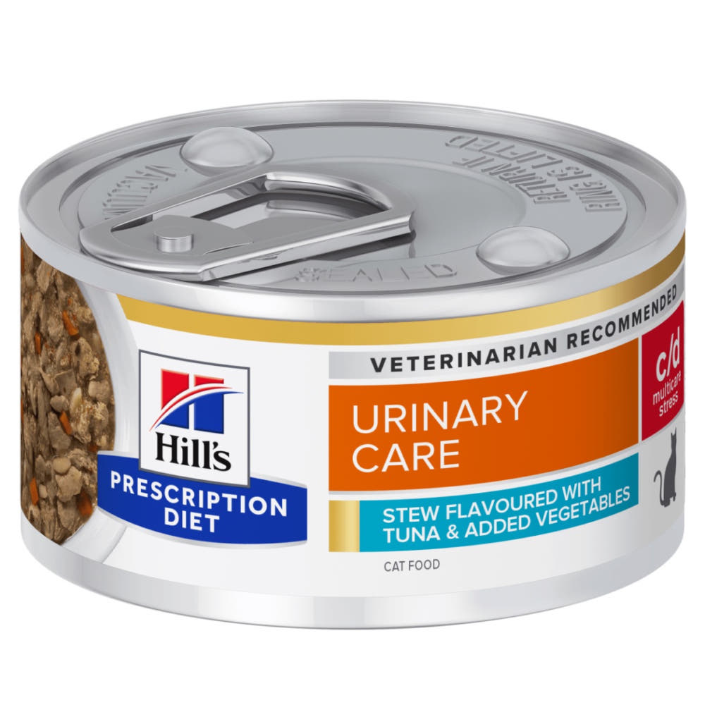 Feline c/d Multicare Stress Urinary Care Ragout Stew flavoured with tuna and added vegetables - Dose