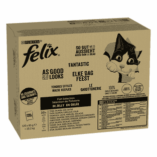 Aussi bon que beau poisson Mega-Jumbo Pack 120x85g