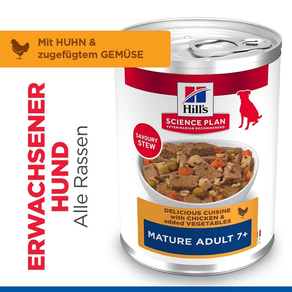 Canine Mature Adult 7+ Delicious Cuisine with chicken & added vegetables Dose