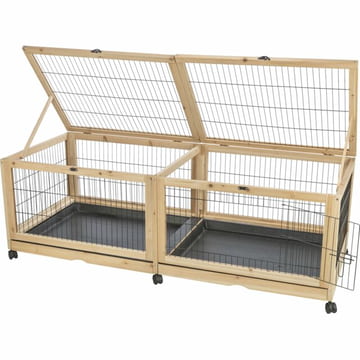 Enclos intérieur pour cochons d'Inde & lapins