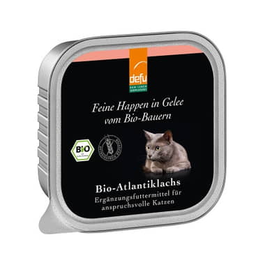 Katze Bio-Atlantiklachs - Feine Happen in Gelee
