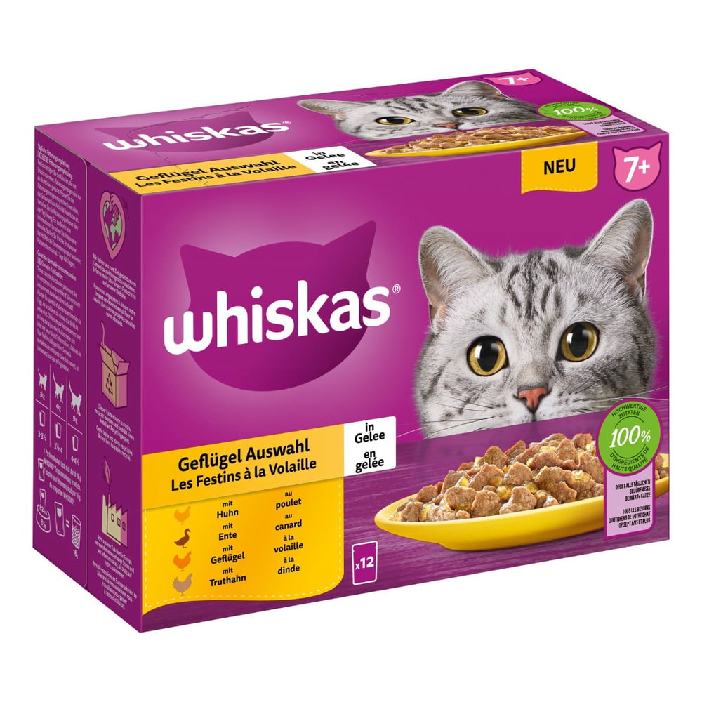 7+ Geflügel Auswahl in Gelée 4x(12x85g)