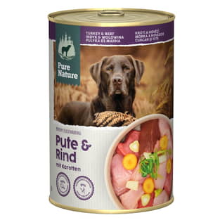 Dog Adult Pute & Rind mit Karotten