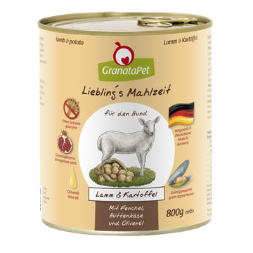 Hund - Liebling's Mahlzeit Lamm &amp; Kartoffel