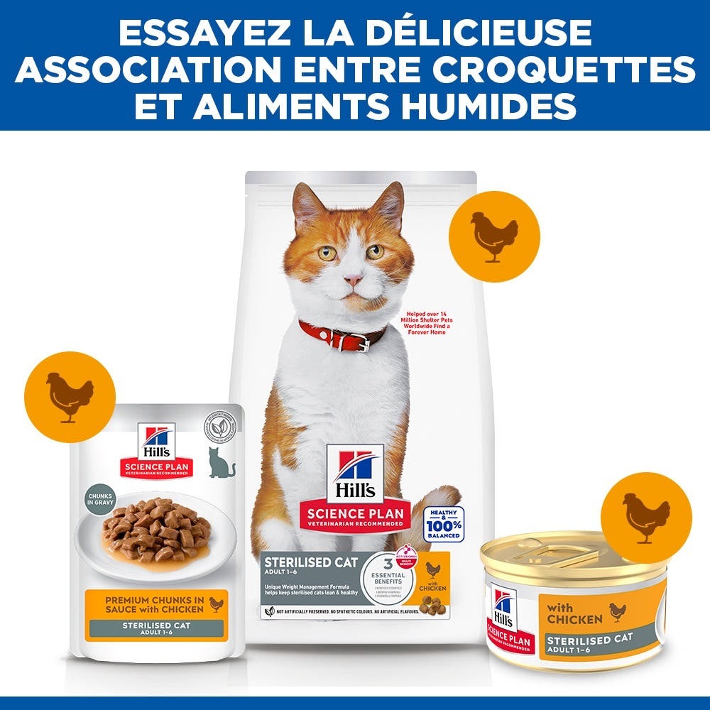 Feline Mature Adult 7+ Mousse au poulet