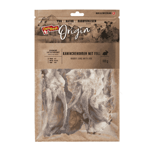 Origin Kaninchenohren mit Fell