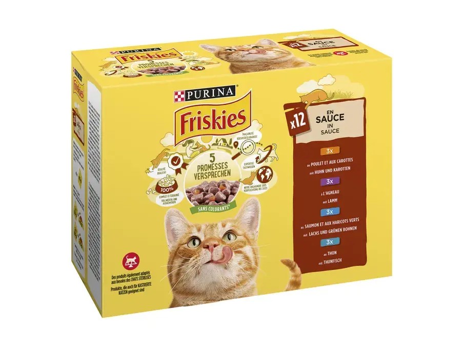 Adult Cat in Sauce, Chicken, Lamb, Salmon, and Tuna