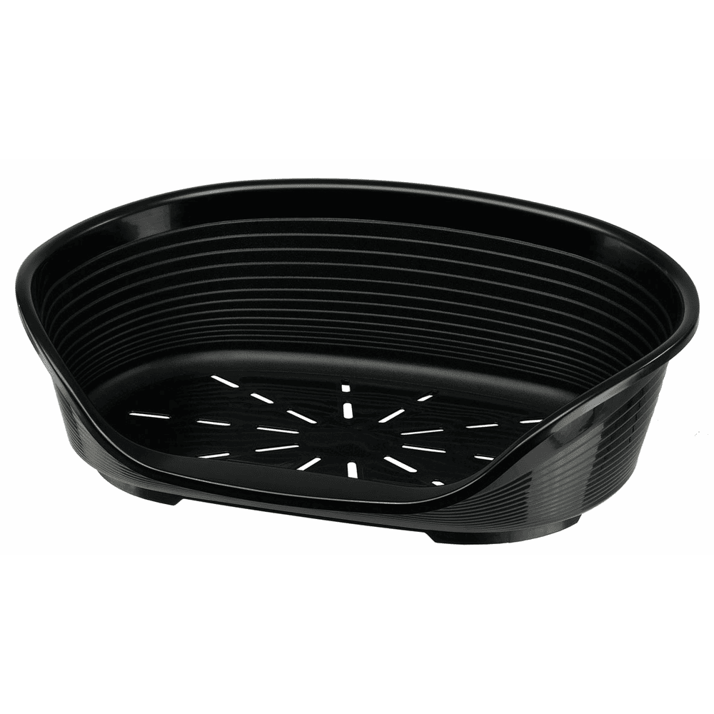 Ferplast Hundekorb Siesta Deluxe 6, schwarz, 70.5 x 52 x 23.5cm
