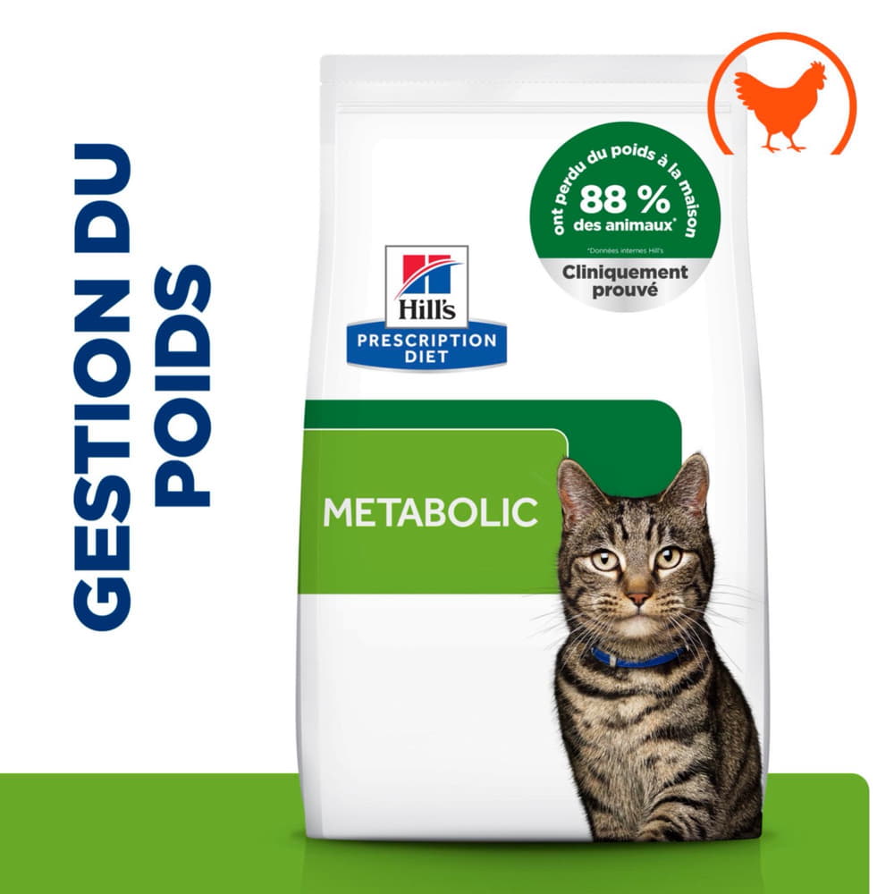 Feline Metabolic Weight loss & Maintenance Chicken - Nouveau : Weight & diabetes management