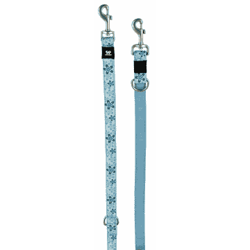 Flower leashes, light blue