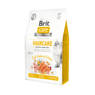 Care Cat Grainfree - Haircare - Salmon & Chicken - Healthy & Shiny Coat