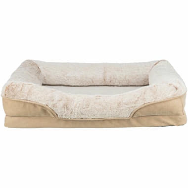 Lit Vital Lino carré, beige