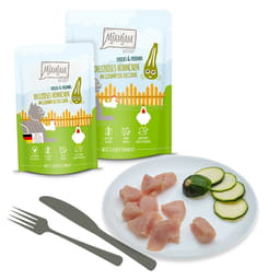 Chicks & Friends - Deliziöses Hühnchen an gedämpfter Zucchini (poulet & courgette)