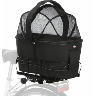 Bicycle basket for luggage carrier