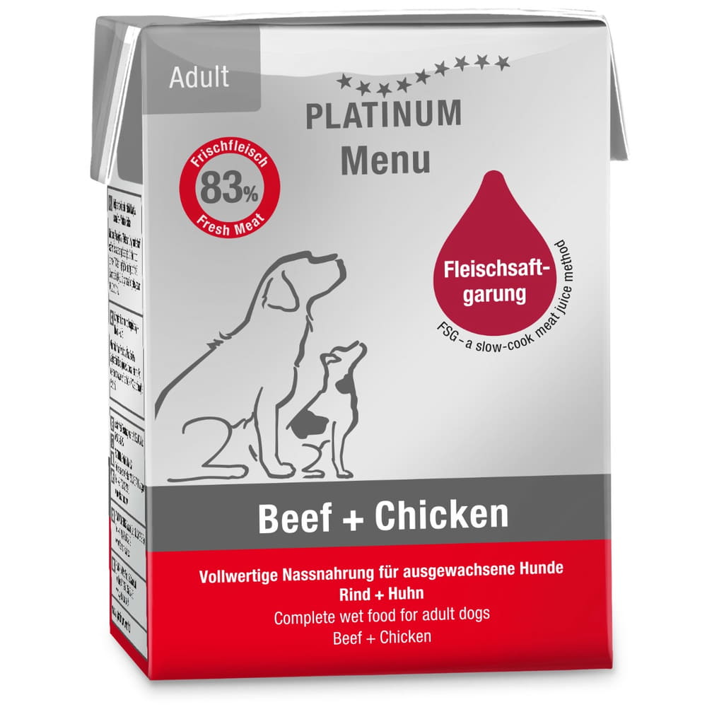 Menu Adult Beef + Chicken