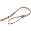Laisse en cuir Vintage rivetée & cousue