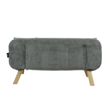 Canapé pour animaux avec housse amovible velours côtelé, gris