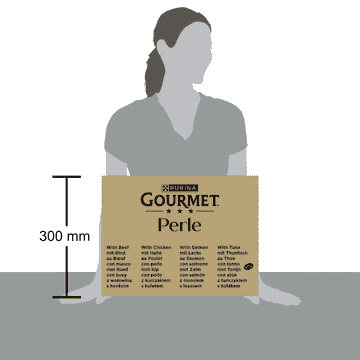 Perle Erlesene Streifen 96 x 85g - Mega-Jumbo Pack