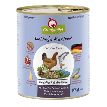Liebling's Mahlzeit pour chiens - Poisson blanc & Volaille