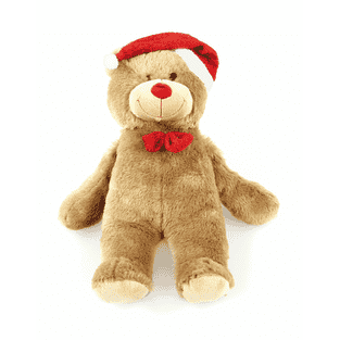 Jouet pour chien Ours de Noël en peluche