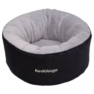 Hunde- & Katzenbett Donut schwarz