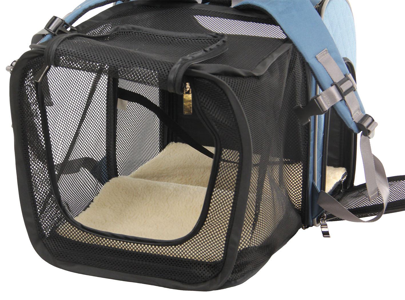 Backpacker transport backpack, blue