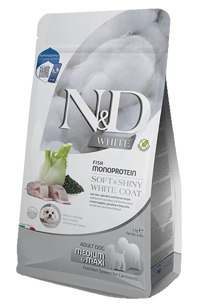 Canine Adult Medium/Maxi sea bass, fennel &amp; spirulina
